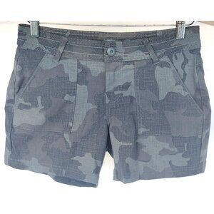 PrAna Olivia Gravel Camo Shorts Size 6